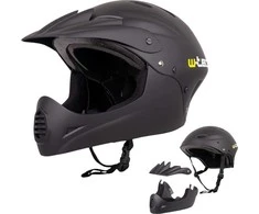 "Downhill" šalmas W-TEC Campanero Matte Juodas