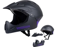 "Downhill" šalmas W-TEC Campanero Noir Violet