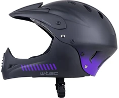Nusileidimo šalmas W-TEC Campanero Noir Violet