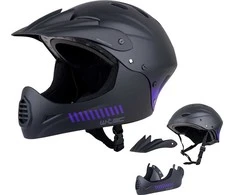 "Downhill" šalmas W-TEC Campanero Noir Violet