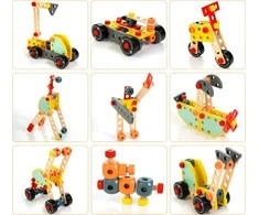 Medinės dirbtuvės vaikams, įrankių stalas ECOTOYS