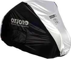 Dvigubas dviračio uždangalas Oxford Aquatex (juodas/sidabrinis)