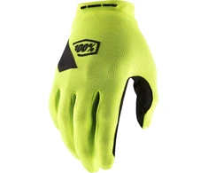 Dviračių ir motokroso pirštinės 100% Ridecamp Fluo Geltona
