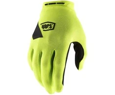 Dviračių/Motokroso pirštinės 100% Ridecamp Fluo Geltona
