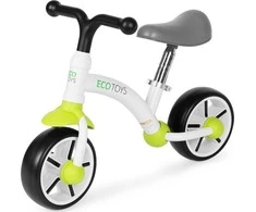 Vaikiškas krosinis dviratis su EVA ratukais, reguliuojamu balneliu, žalias ECOTOYS