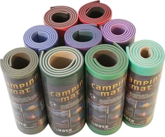 Dvisluoksnis kilimėlis Yate, 12 mm – žalias/juodas