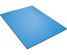 Dvisluoksnis kilimėlis Yate Fitness Maxi, 12 mm, 95x70x1,2 cm, juodas/mėlynas