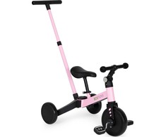 Triratukas EcoToys 2in1, rožinis