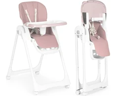 Ecotoys Maitinimo kėdės aukščio reguliavimas eko odos dirželiais dvigubas padėklas