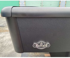 "Eliminator III" biliardo stalas "Buffalo" 7 pėdų matinės juodos spalvos