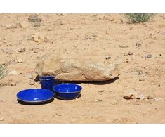 Emaliuota gili lėkštė Origin Outdoors 20 cm, mėlyna