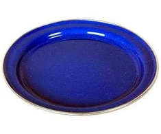 Emaliuota lėkštė Origin Outdoors Flat 26cm, mėlyna