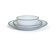 Emaliuota lėkštė Origin Outdoors Ocean, 26 cm, balta