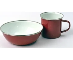 Emaliuotas dubuo Origin Outdoors 15cm, raudonas