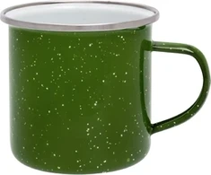 Emaliuotas puodelis Origin Outdoors 360ml, žalias