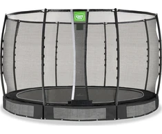 EXIT Allure Premium ground trampoline ø366cm - juodas