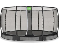 EXIT Allure Premium ground trampoline ø427cm - juodas