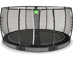 Įleidžiamas batutas EXIT Allure Premium ø427 cm, juodas