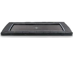 EXIT Dynamic ground level sports trampoline 244x427cm - juodas