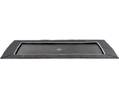 EXIT Dynamic ground level sports trampoline 244x427cm - juodas