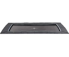 EXIT Dynamic ground level sports trampoline 275x458cm - juodas