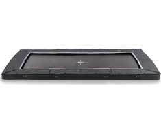 EXIT Dynamic ground level sports trampoline 244x427cm - juodas
