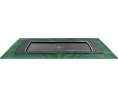 EXIT Dynamic įleidžiamas batutas 275x458 cm su Freezone apsauginėmis plytelėmis – juodas