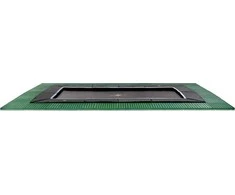 EXIT Dynamic ground level trampoline 305x519cm with Freezone safety tiles - juodas