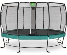 EXIT Lotus Premium trampoline ø427cm - žalias