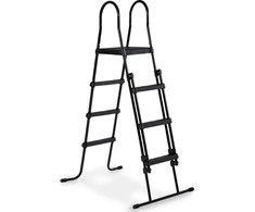 EXIT pool ladder for frame height of 108-122cm - juodas