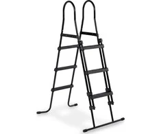 EXIT pool ladders for frame height of 91-107cm - juodas
