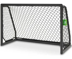 EXIT Scala aliuminio futbolo vartai 120x80 cm - juodi
