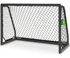 EXIT Scala aliuminio futbolo vartai 120x80 cm - juodi