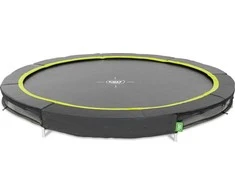 EXIT Silhouette ground sports trampoline ø305cm - juodas