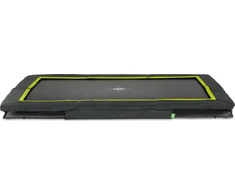 EXIT Silhouette ground sports trampoline 214x305cm - juodas