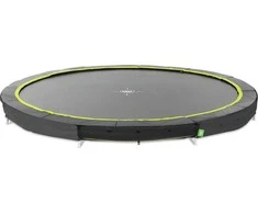 EXIT Silhouette ground sports trampoline ø366cm - juodas