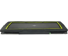 EXIT Silhouette ground sports trampoline 244x366cm - juodas