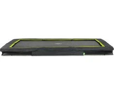EXIT Silhouette ground sports trampoline 214x305cm - juodas