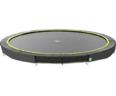 EXIT Silhouette ground sports trampoline ø427cm - juodas