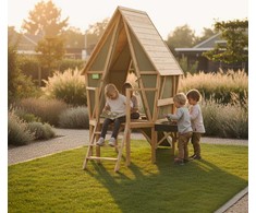 EXIT Yuki 350 playhouse with slide and mud kitchen