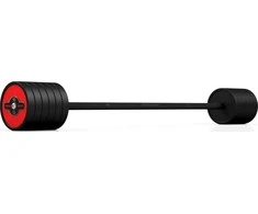 Fiksuoto svorio gumuotas grifas Marbo Sport, 55kg, raudonas