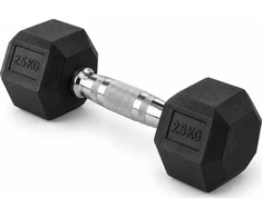 Fitker Guminis hantelis HEX PRO