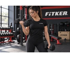 Fitker Guminis hantelis HEX PRO