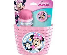 Frozen Dviračio rinkinys Minnie (krepšelis, gertuvė, skambutis) – rožinis