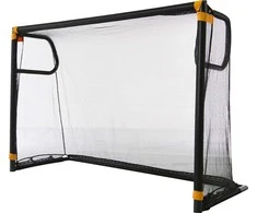 Futbolo vartai Buffalo Shoot, juodi, 213 x 175 x 80 cm