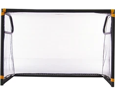 Futbolo vartai Buffalo Winner, juodi, 185 x 70 x 125 cm