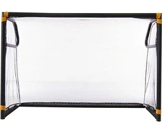 Futbolo vartai Buffalo Winner, juodi, 185 x 70 x 125 cm