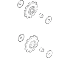Shimano Tension &amp; Guide Pulley SetRD-M593