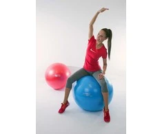 Gimnastikos kamuolys Christopeit, 75cm, mėlynas