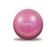 Gimnastikos kamuolys Yate Over, 26 cm - rožinis